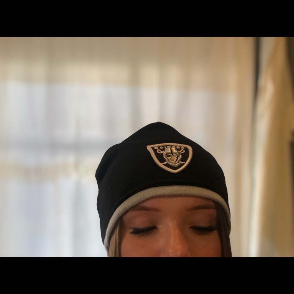Raiders beanie